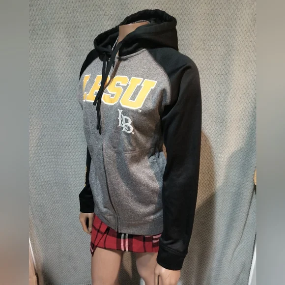 Champion LBSU Long Beach State University Hoodie Jacket Sz S. Ex Condition - Picture 5 of 16